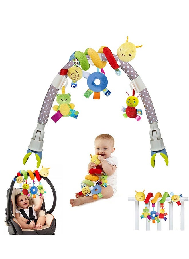 Bed Around The Car Hanging Caterpillar Color Label Baby Soothing Toys Educational Toys