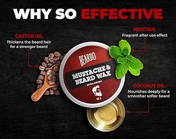 BEARDO BEARDO Beard Mustache Wax 50g by BEARDO - Image 5