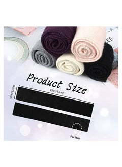 Realfrog Leg Warmers For Women, 2 Pairs Winter Ribbed Knit Leg Warmers 80s Toeless Ballet Leg Warmers For Girls Dance Yoga, Dance Leg Sleeves Wool Knitting Sports Protective Leg Warmers Foot Warm Yoga Socks  - Image 5