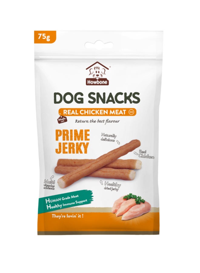 Howbone Prime Jerky -Dog Snack 75g - Chicken Flavour