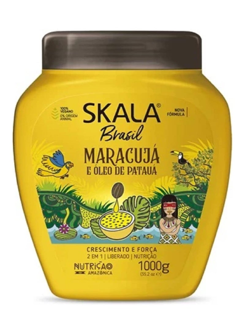 سكالا كريم سكالا برازيل ماراكوجا إي أوليو دي باتاوا لمعالجة الشعر، 1000 جرام