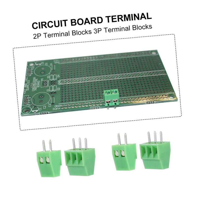 50 Pcs Right Angle And Straight Pin Terminal Block Connector Plug Electrical Accessories - Image 4