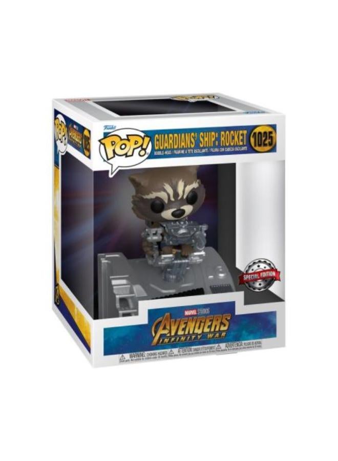 Funko Pop Deluxe! Super Heroes : Marvel - Guardian of the Galaxy - Rocket (Exc) - Image 3
