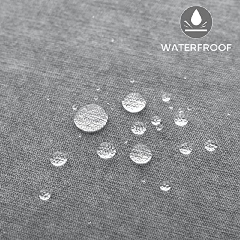 YelaJoy Waterproof Sofa Cover for Sectional Couch, 100% Leakproof Pet-Friendly Couch Protector, Easy Install Machine Washable, Gray - Image 4