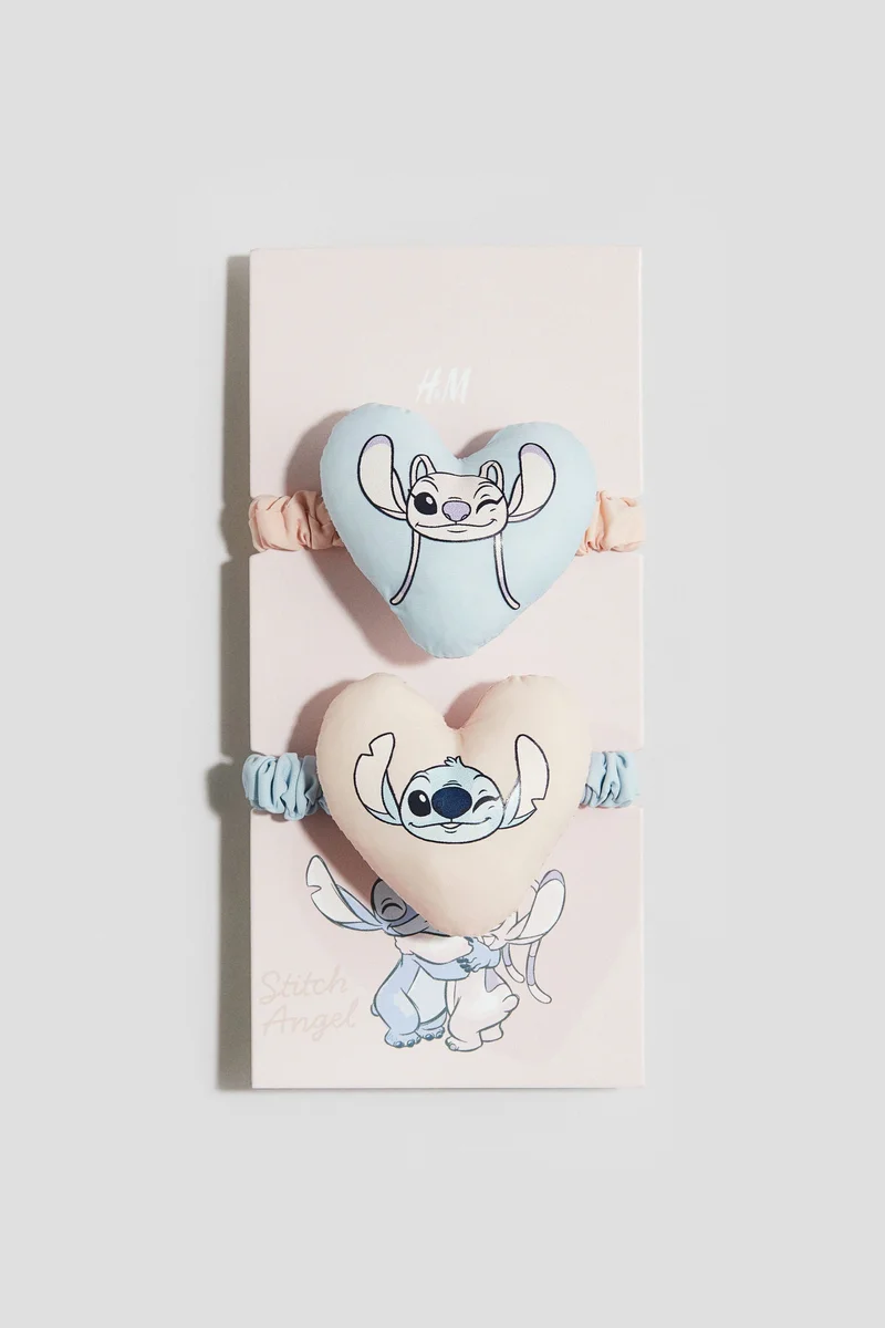 H&M 2-pack appliquéd scrunchies