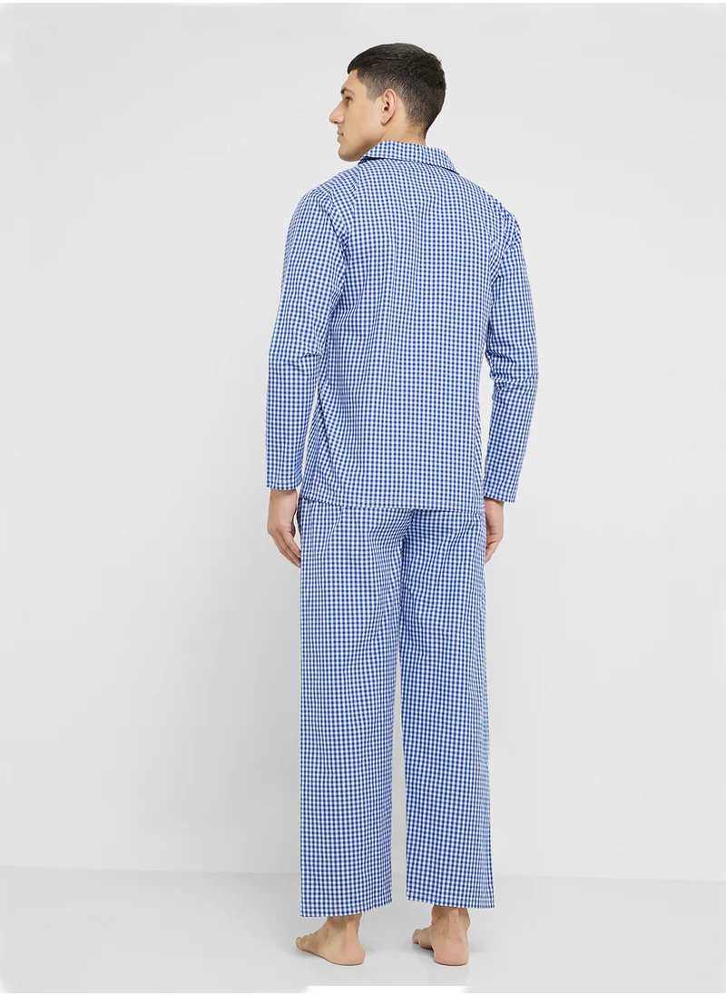 Robert Wood Nightwear Shirt & Pants Sets