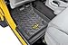 Bestop 5150901 Front Pair of Floor Mats for Jeep Wrangler 19972006 - Image 2