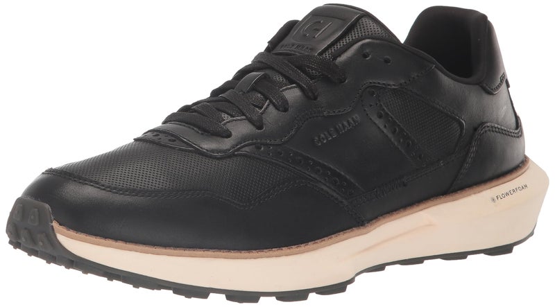 Cole Haan Mens Grandpro Ashland Sneaker, Black/Ivory, 8.5-W US - Image 1