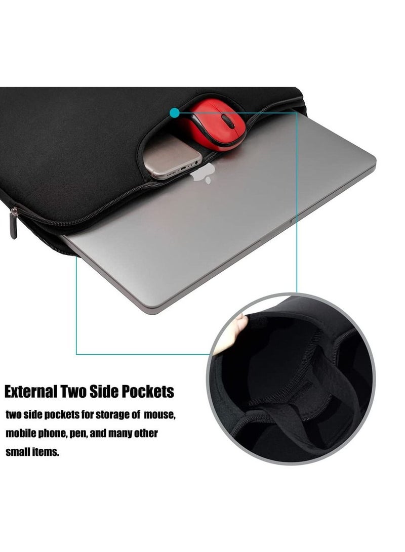 Laptop Tablet Sleeve Case Slim Travel Handle Bag/Notebook Computer Protective Sleeve/Durable Business Messenger Briefcases for Men Women MacBook Air Pro Retina (13.3 Inch) - Image 5
