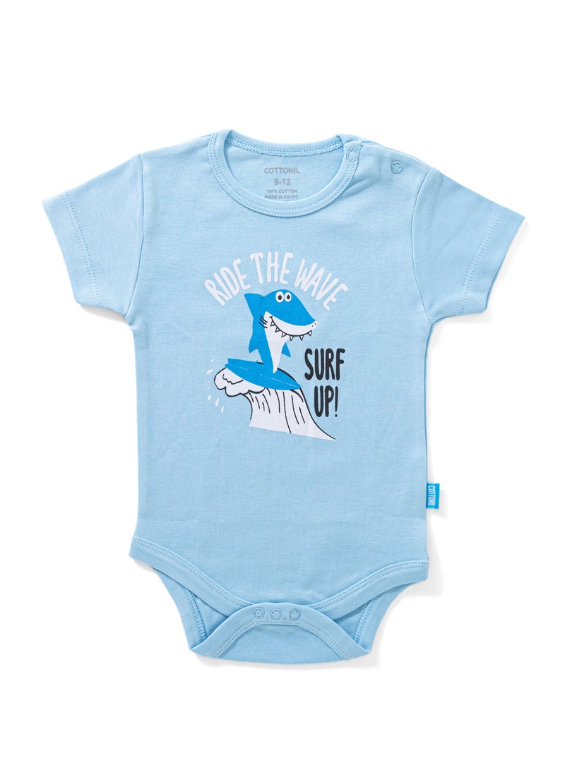 COTTONIL Pack of 6 Cotton Half Sleeve Bodysuit for Baby  - Image 2