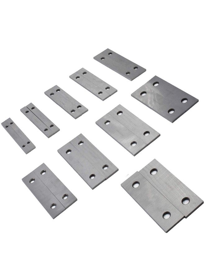 TINVHY 10 Pair Matched Machinist Thin Parallel Bars 1/8 Inch Thick x 6 Inches Long 1/2 inch Through 1-5/8 inches Wide Parallel and Height Tolerances 0.0002 Inch Hardness 52-58 HRC - Image 2