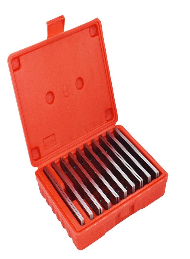 TINVHY 10 Pair Matched Machinist Thin Parallel Bars 1/8 Inch Thick x 6 Inches Long 1/2 inch Through 1-5/8 inches Wide Parallel and Height Tolerances 0.0002 Inch Hardness 52-58 HRC - Image 1