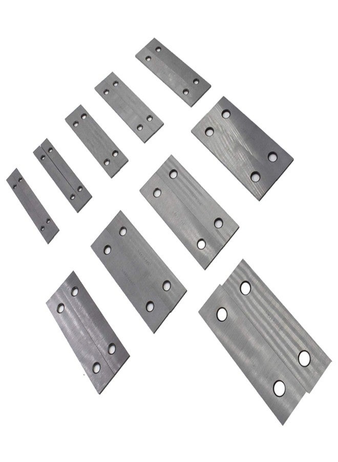 TINVHY 10 Pair Matched Machinist Thin Parallel Bars 1/8 Inch Thick x 6 Inches Long 1/2 inch Through 1-5/8 inches Wide Parallel and Height Tolerances 0.0002 Inch Hardness 52-58 HRC - Image 3