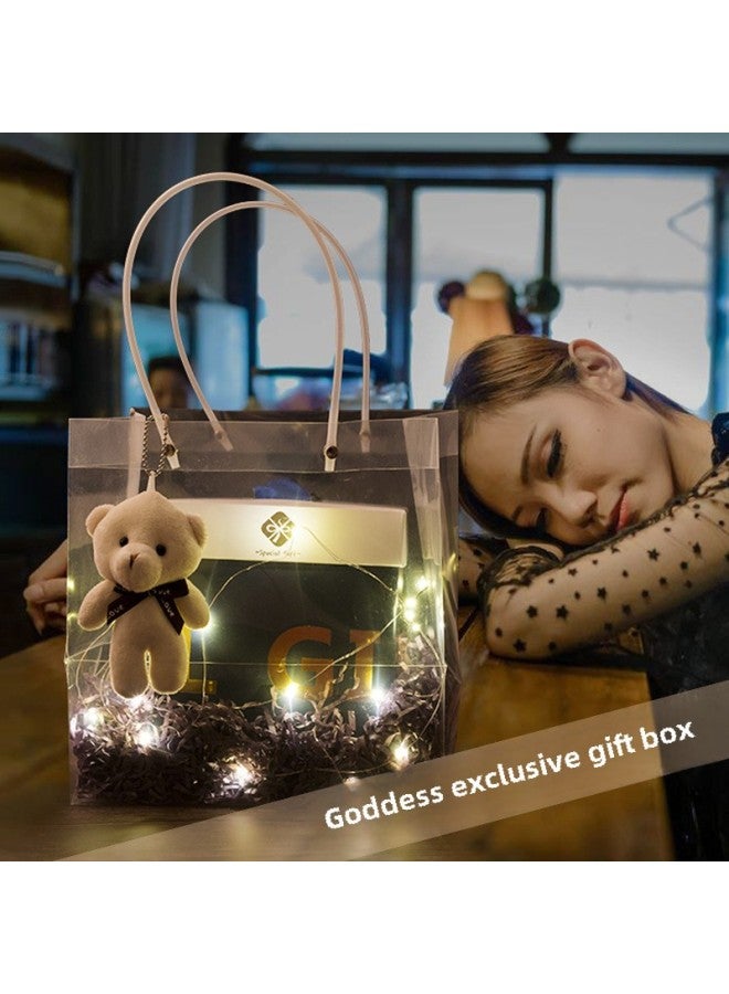 Gift For Girls Dandelion Crystal Ball Music Box Wooden Music Box Eternal Flower Music Box Birthday Z1-Color:Medium Dandelion Warm Light Plug-in-Dimensions:The Dream Wedding - Image 4