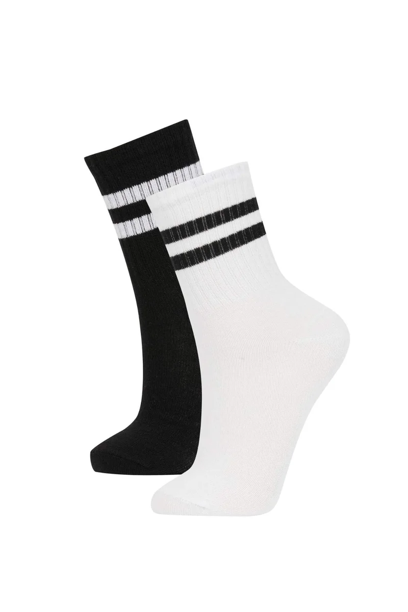 ديفاكتو Boys 2-Pack Cotton Long Socks