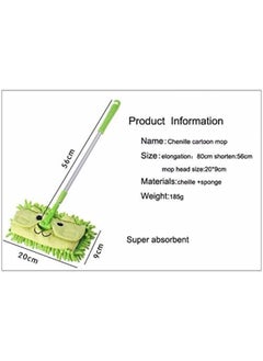 Xifando Xifando Mini Microfiber Chenille Cartoon Flat Dust Mop for Children, Detachable, 360 degree rotation, Extension-type  - Image 2