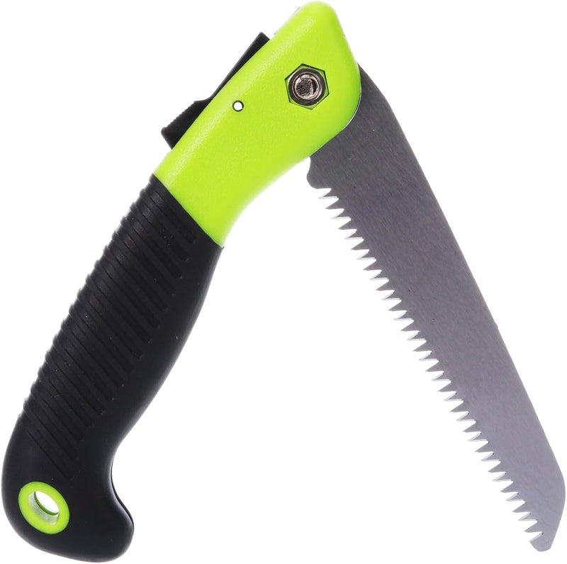HME Folding Saw Combo Pack - Hand Saw with Hand Protector, 5" Wood Blade & 5" Bone Blade for Hunting Camping, Backpacking - Image 3