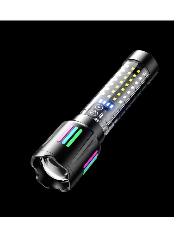 دينكس مصباح يدوي دينكس LED قابل للشحن،  محمول باليد فائق السطوع بثلاثة أوضاع،DX2334 - Image 5