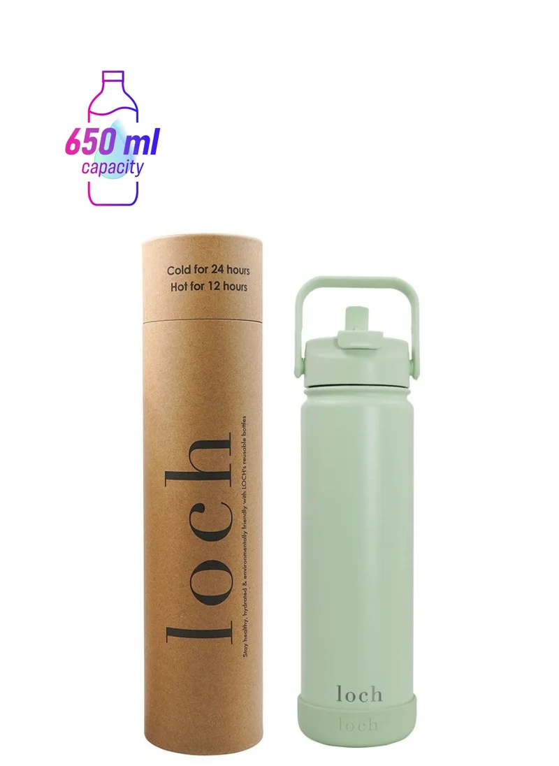 LOCH 650 ml Matcha Mint Monochrome Bottle