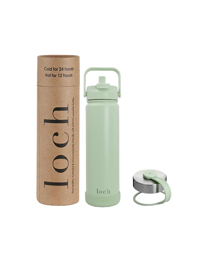 LOCH 650 ml Matcha Mint Monochrome Bottle