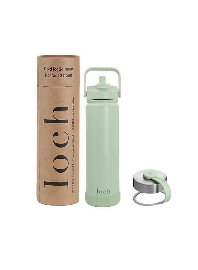 LOCH 650 ml Matcha Mint Monochrome Bottle - Image 1