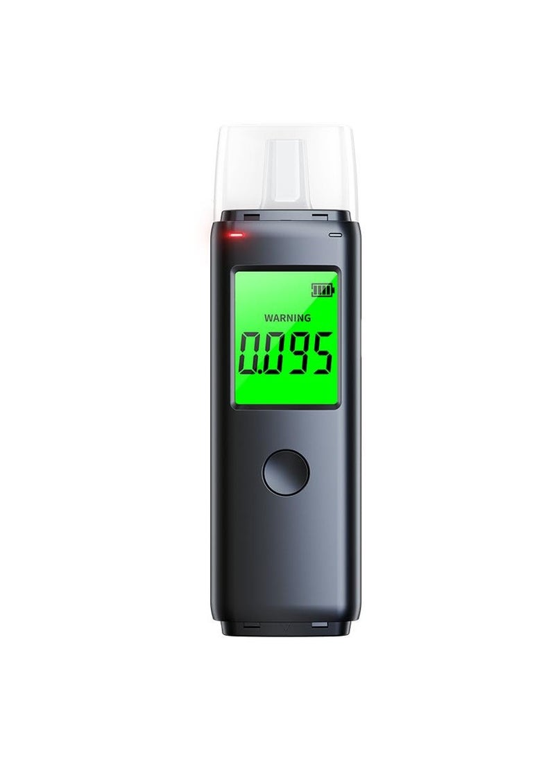 SYOSI - Portable Breathalyzer, High Accuracy Alcohol Tester with Digital LCD Display, USB Rechargeable Noncontact Sensor for Family, Personal, Driver, Professional use - Image 1