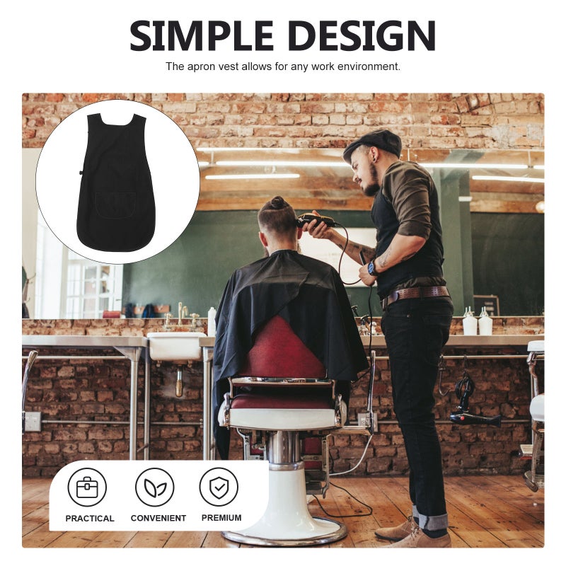 Hair Capes for Salon, Stylist Apron with Convenient Pocket Design, Ideal for Hairdressers - Image 5