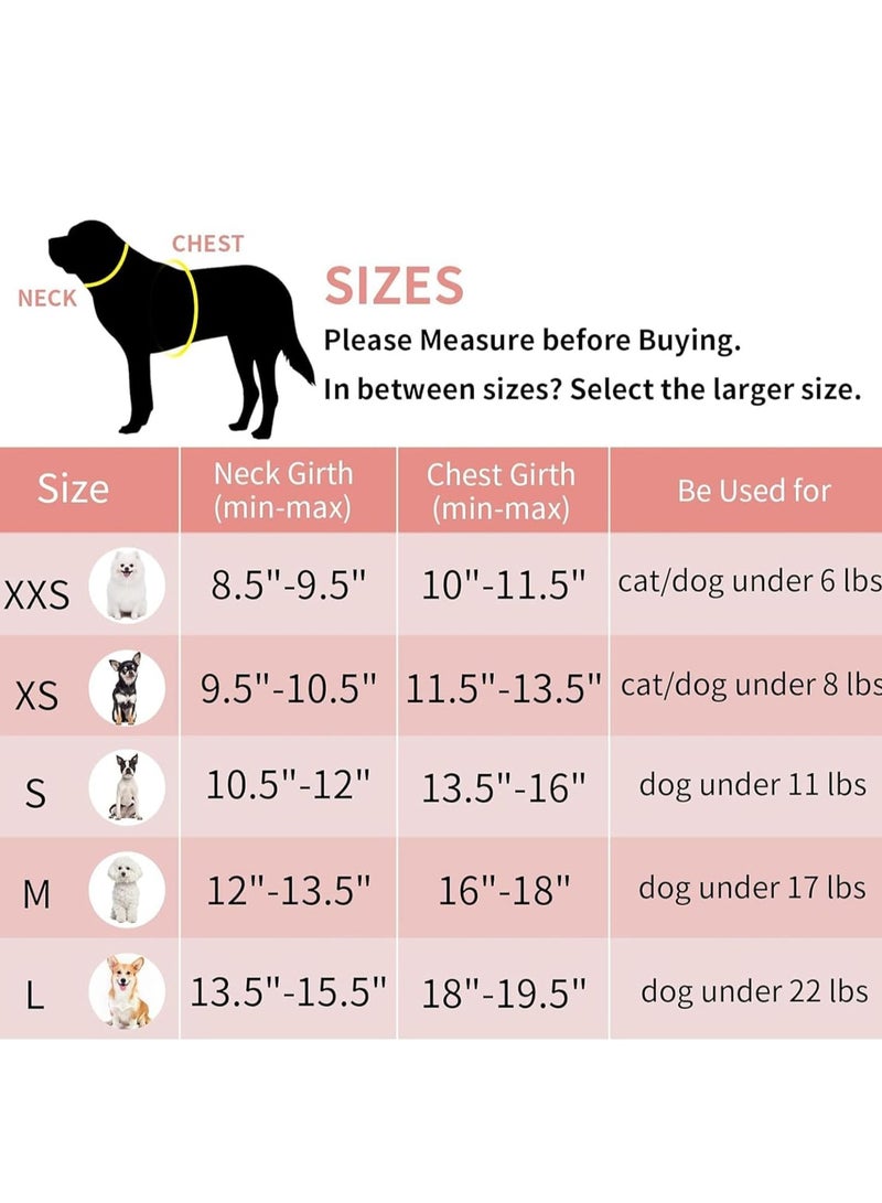 Vparty Harness for Small & Medium Cats and Dogs, No Pull Adjustable Puppy Harness and Leash Set, Comfortable Pet Vest for Walking, Training & Outdoor Use - Image 4