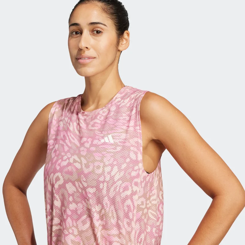 adidas Own the Run CLIMACOOL 3 Stripes Tank