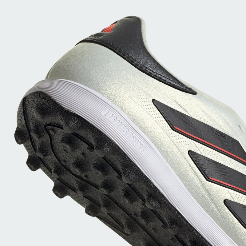 Adidas Unisex-Adult Copa Pure II League Turf, Ivory/Black/Solar Red, 8 - Image 5