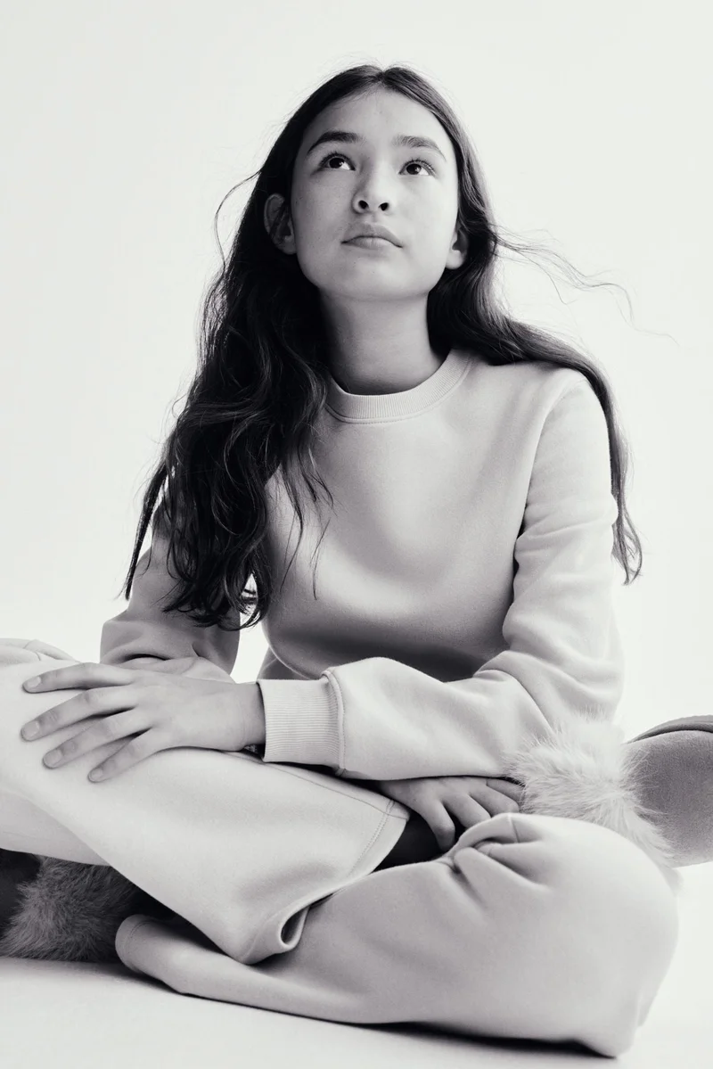 H&M 2-piece brushed-inside sweatshirt set