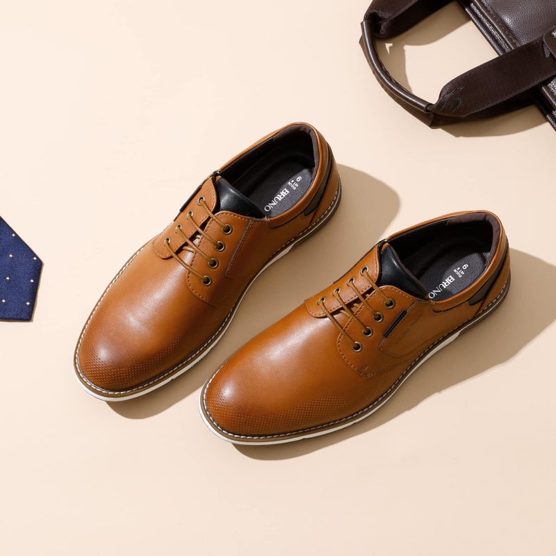 Bruno Marc Men's Casual Dress Shoes,Size 12,Brown,SBOX2336M - Image 3