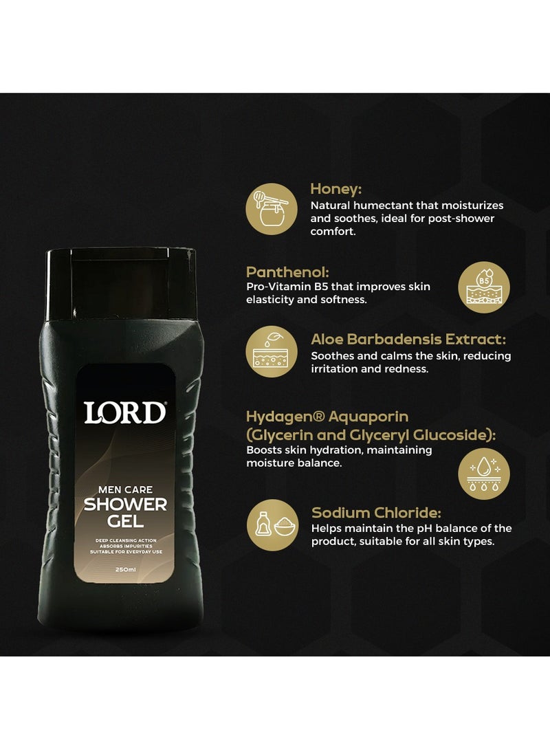 Lord Shower Gel Men Care - 250 ml - Image 2