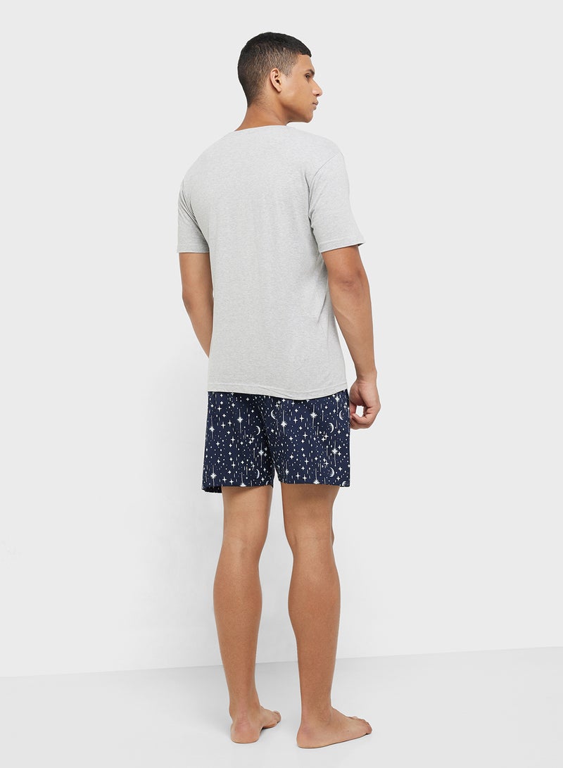 Seventy Five Nightwear T-Shirt & Shorts Set  - Image 2