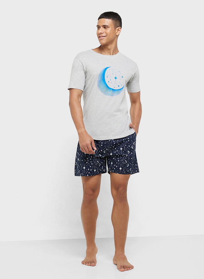 Seventy Five Nightwear T-Shirt & Shorts Set  - Image 5