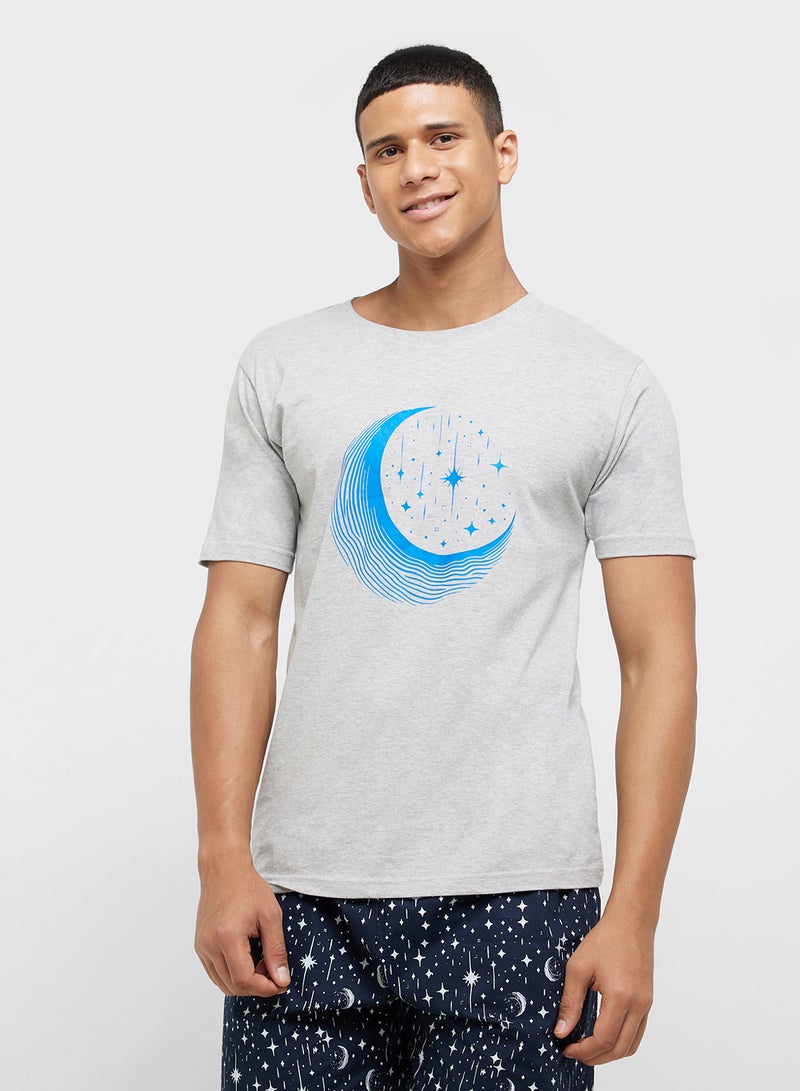 Seventy Five Nightwear T-Shirt & Shorts Set  - Image 3