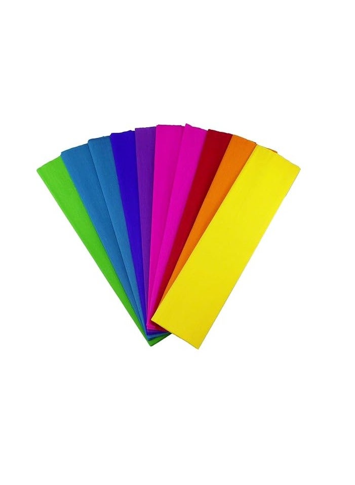 Flamingo 12 Fold Neon Crepe Paper  50cm×120cm Multicolor - Image 2