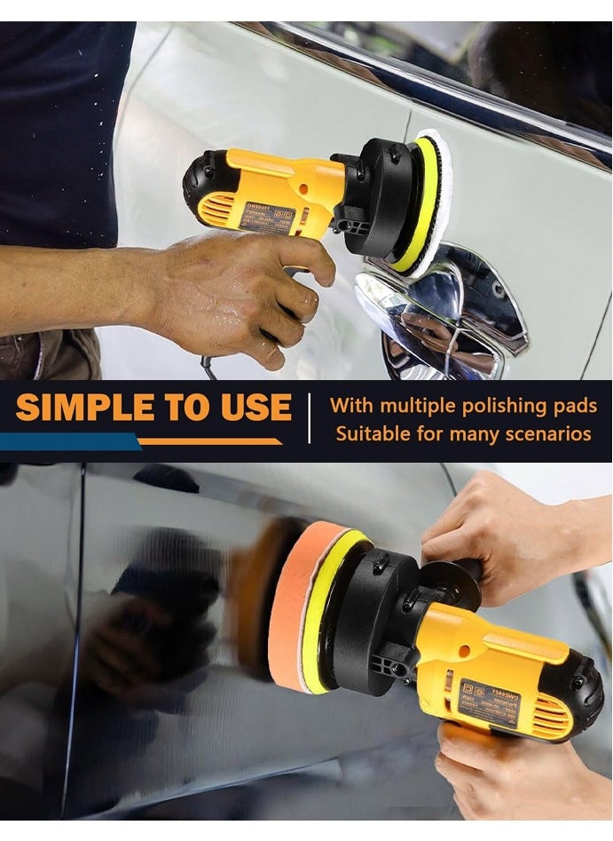 Beauenty Buffer polisher with 25 accessories. Variable Speed Drilling Polishing Kit, Car Polishing Machine with Removable Handle, Suitable for Polishing Cars, Furniture, Floors, Stones  - Image 2