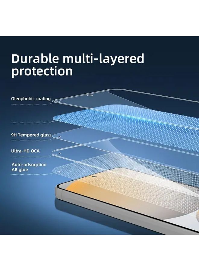 HD Screen Protector Tempered Glass For Samsung Galaxy A23 Scratch Resistant 2 Pack - Image 3