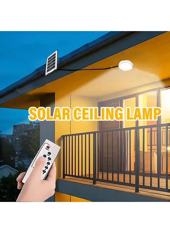 Solar Smart Lamp 13cm LED Indoor Outdoor Garden Ceiling Light - Image 2