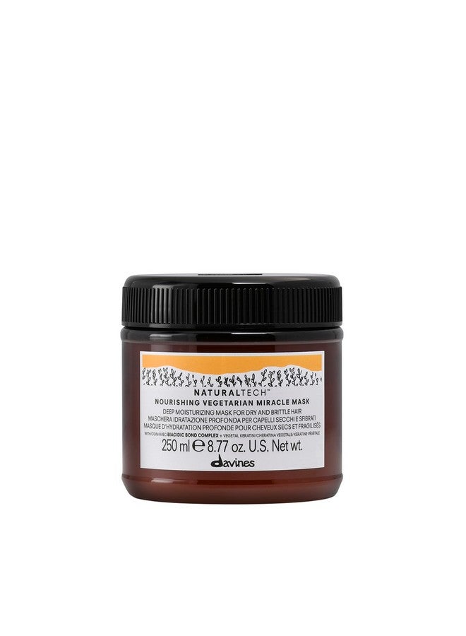 دافينز قناع دافينيس ناتشورال تيك المغذي النباتي المعجزة، ترطيب عميق للشعر الجاف والمتقصف، 8.77 أونصة سائلة. - Image 1