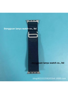 For Apple IwatchS10/S9/S8/S7/Ultra Genuine Goods Titanium Alloy Connector Alpine Loop Strap-Color:Black (titanium Alloy Connector)