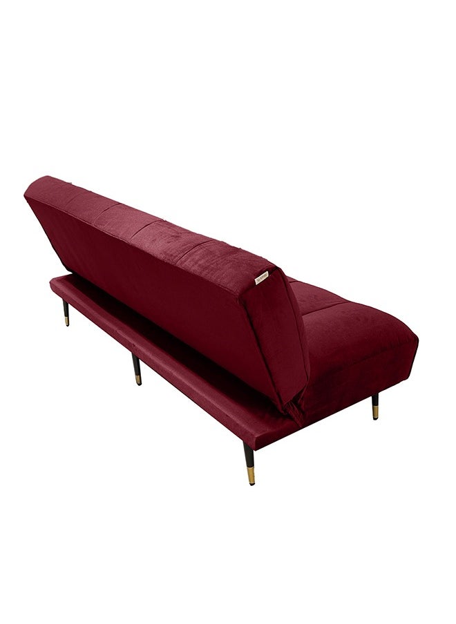 Sana | Sofabed 2 In 1 Upholstered In Velvet - Burgundy - pzsku/Z0166545217CCEF7A4473Z/45/_/1730972189/fe2ad327-300d-4476-aa66-94b0153e0826