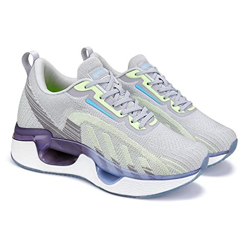 BERSACHE Premium Sports,Gym, Trending, Stylish Running Shoes for Men (Grey) - Image 1