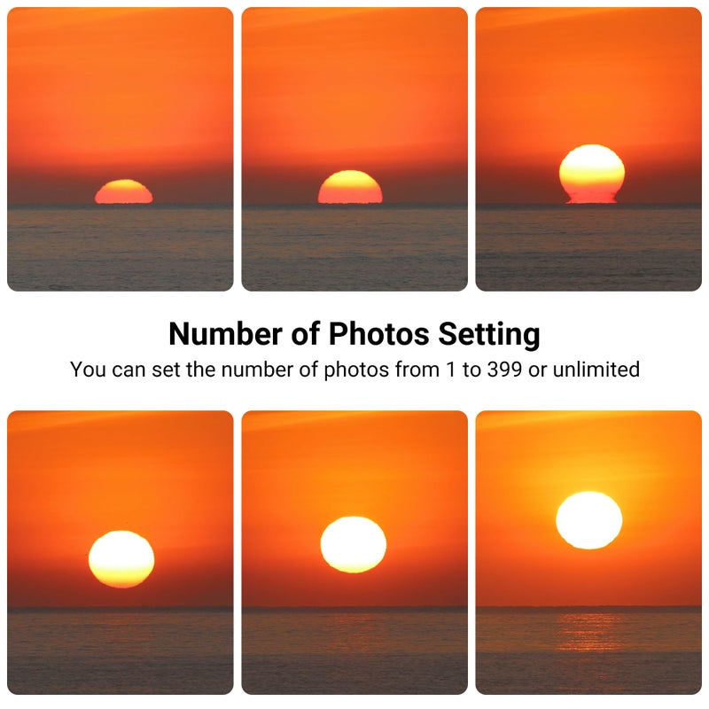 JJC Intervalometer Timer Remote Shutter Release Time Laspe for Fuji Fujifilm X-T30 III II X-T20 X-T5 X-T4 X-T3 X100VI X100V X100F X100T X-H2 X-H2S GFX100SII GFX100 GFX 50R 50S X-PRO3 X-T100 & More - Image 4