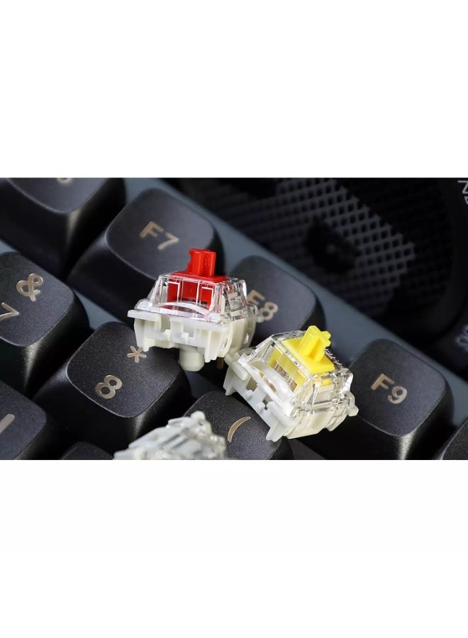 GATERON G Pro 3.0 Yellow Tactile Switches RGB Pre-lubed 5 pins for Gaming Mechanical Keyboard (Pack 35) - Image 3