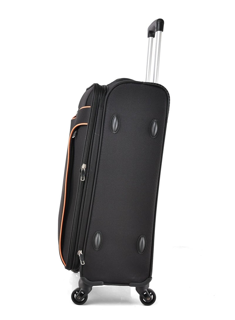 TRACK Luggage fabric set 3 pieces, 28/24/20 inch  Black - Image 4