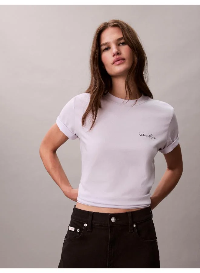 Calvin Klein Jeans  Graphic Crew Neck T-Shirt for Women | Best Price UAE