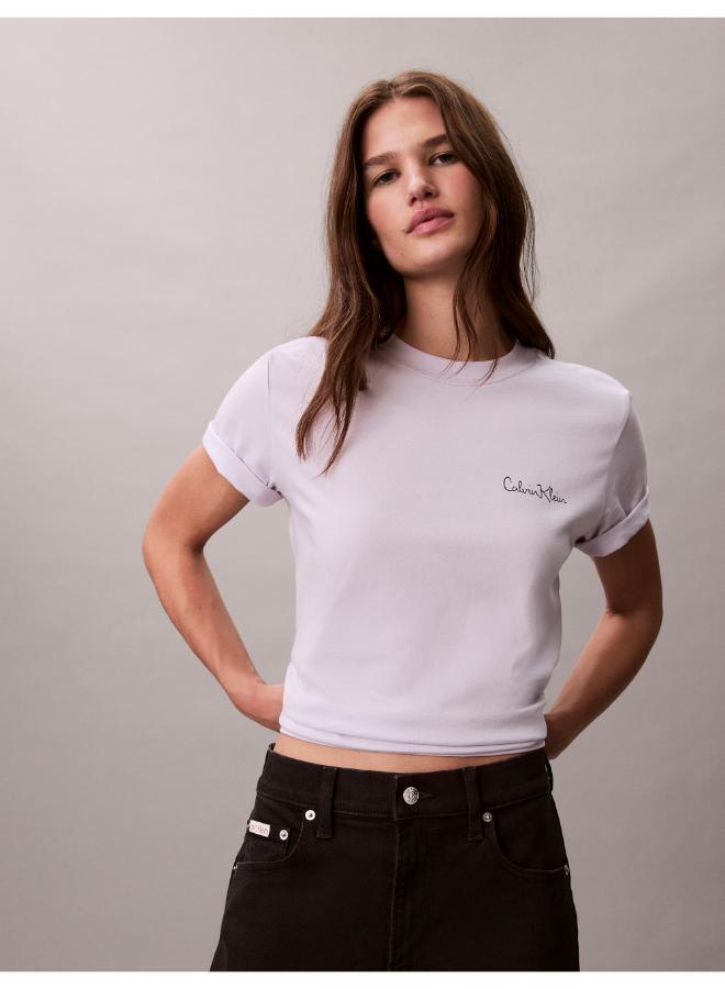 Calvin Klein Jeans Graphic Crew Neck T-Shirt - Image 5