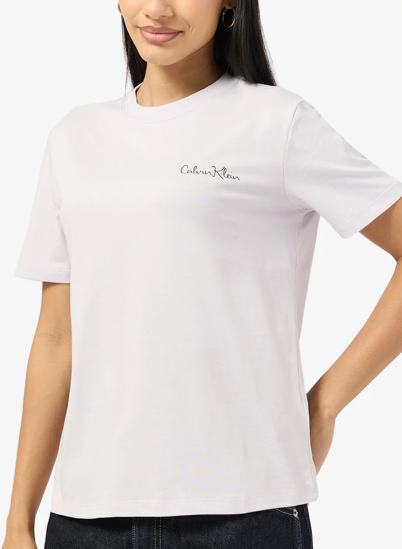 Calvin Klein Jeans  Graphic Crew Neck T-Shirt for Women | Best Price UAE